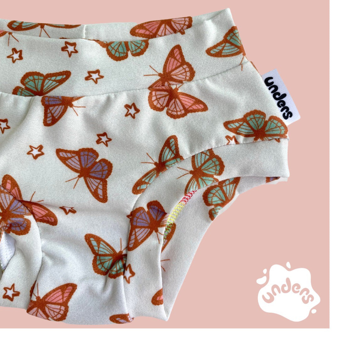 Butterflies UNDERS Unisex Kids Underwear for Cool Humans Handmade –  undersnashville